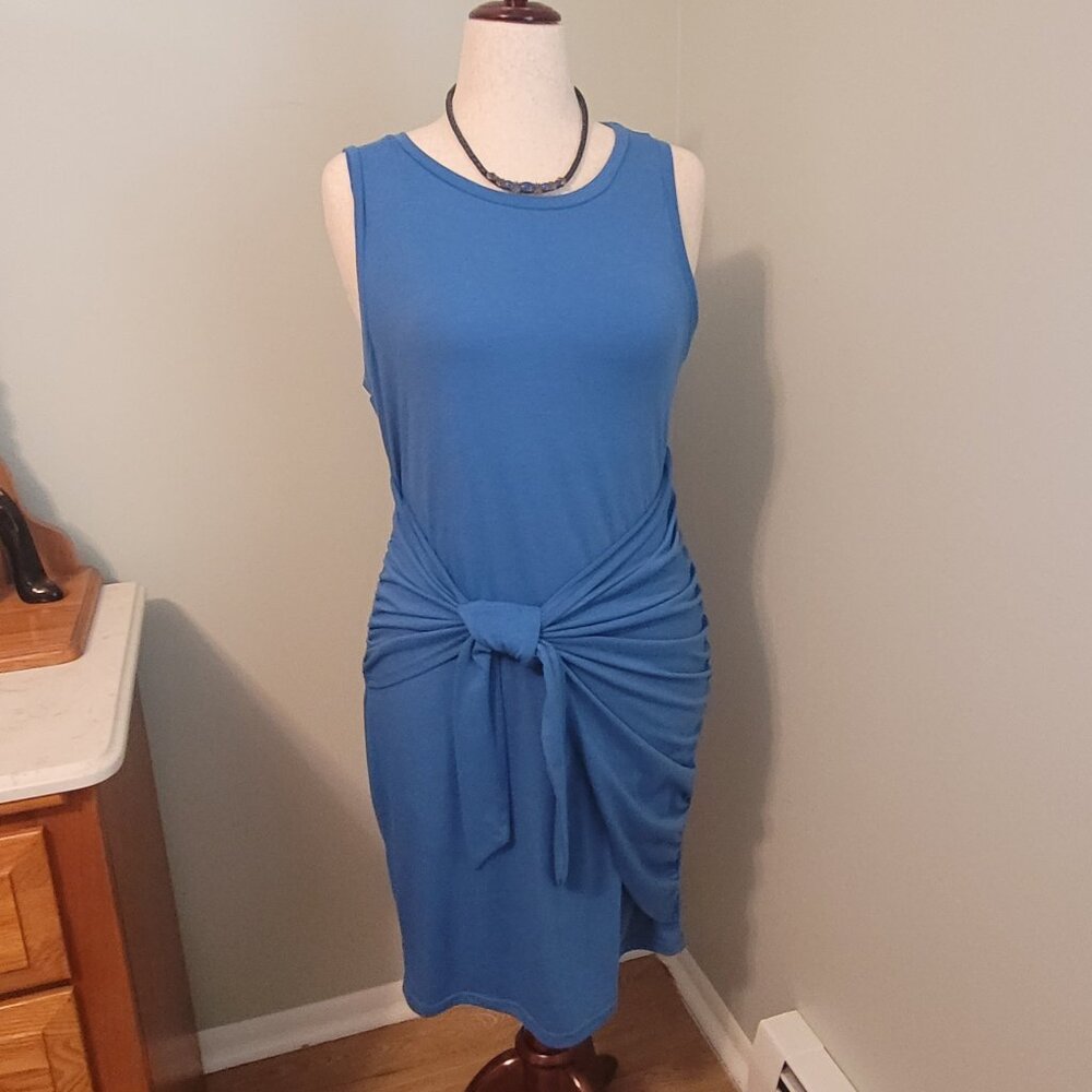 Lillusory Women's Self-Tie Tank Dress Size L and M in FOUR Colors!